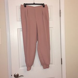 Pink GAP jogger pants for business or party